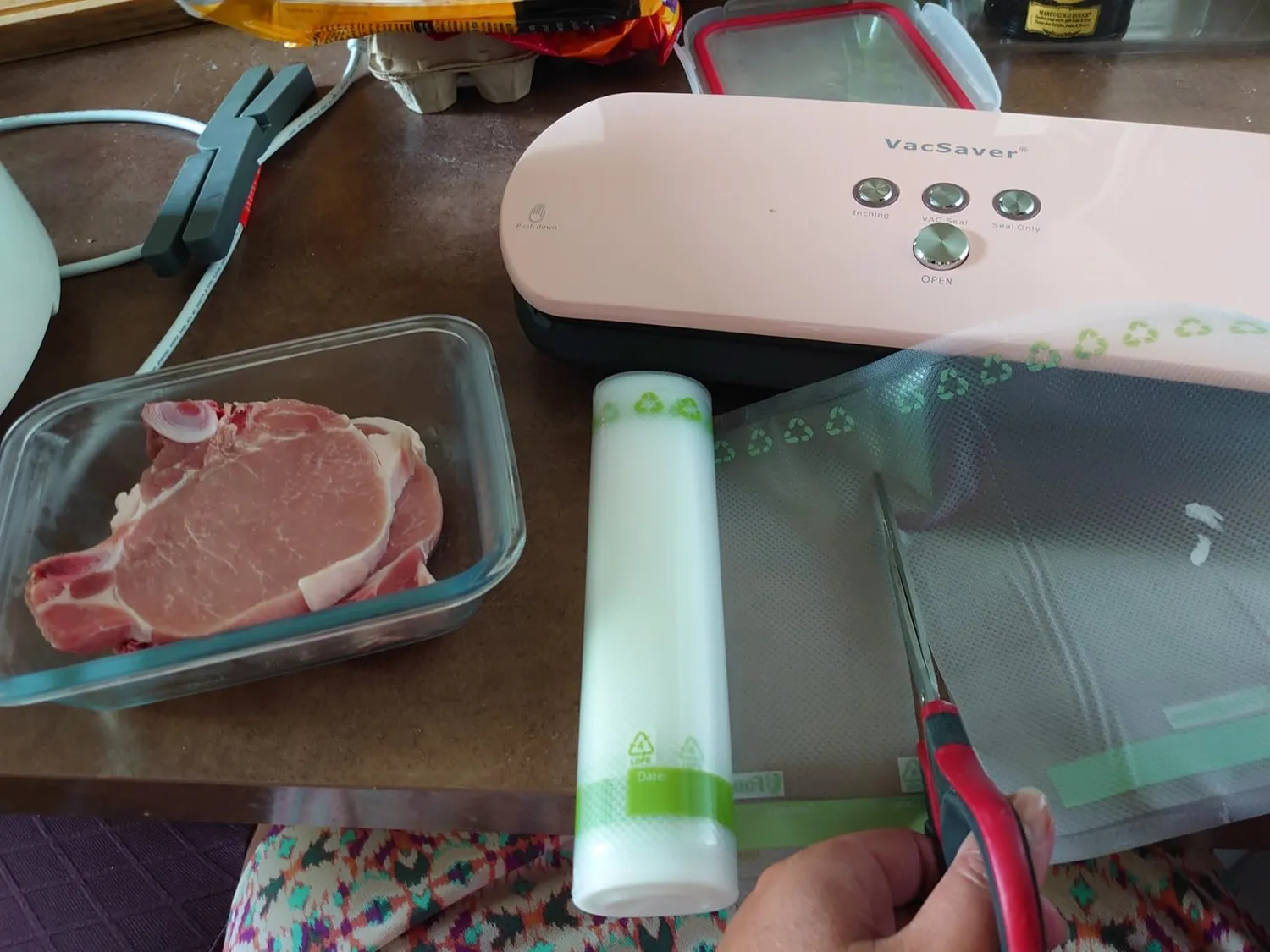FoodSaver rouleaux sous vide 20 cm, lot de 2, réutilisables