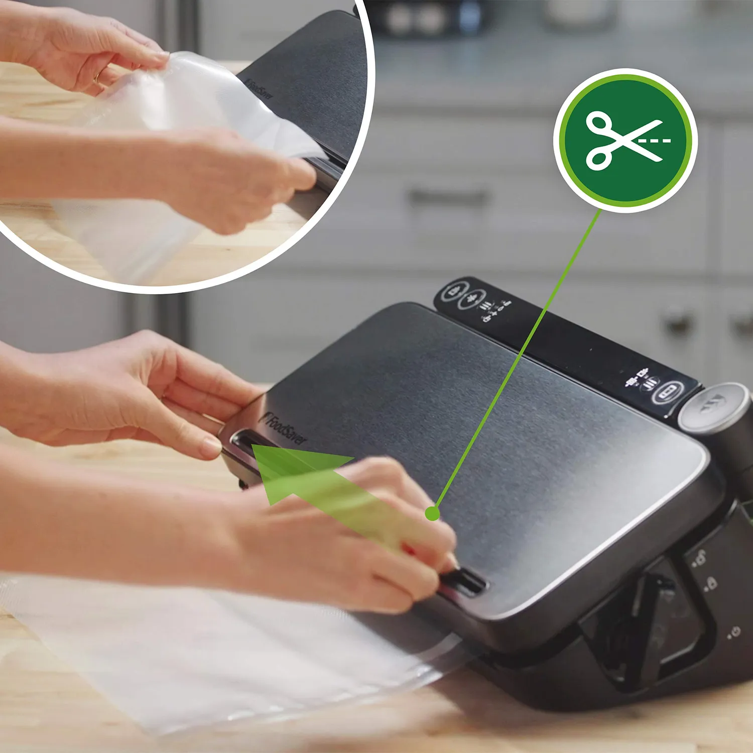 FoodSaver VS3190X machine sous vide avec accessoire portatif, kit 10 pièces