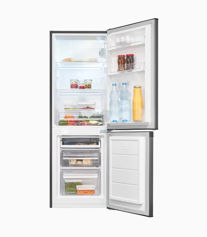 EXQUISIT KGC232-60-E-040C combiné réfrigérateur-congélateur inox