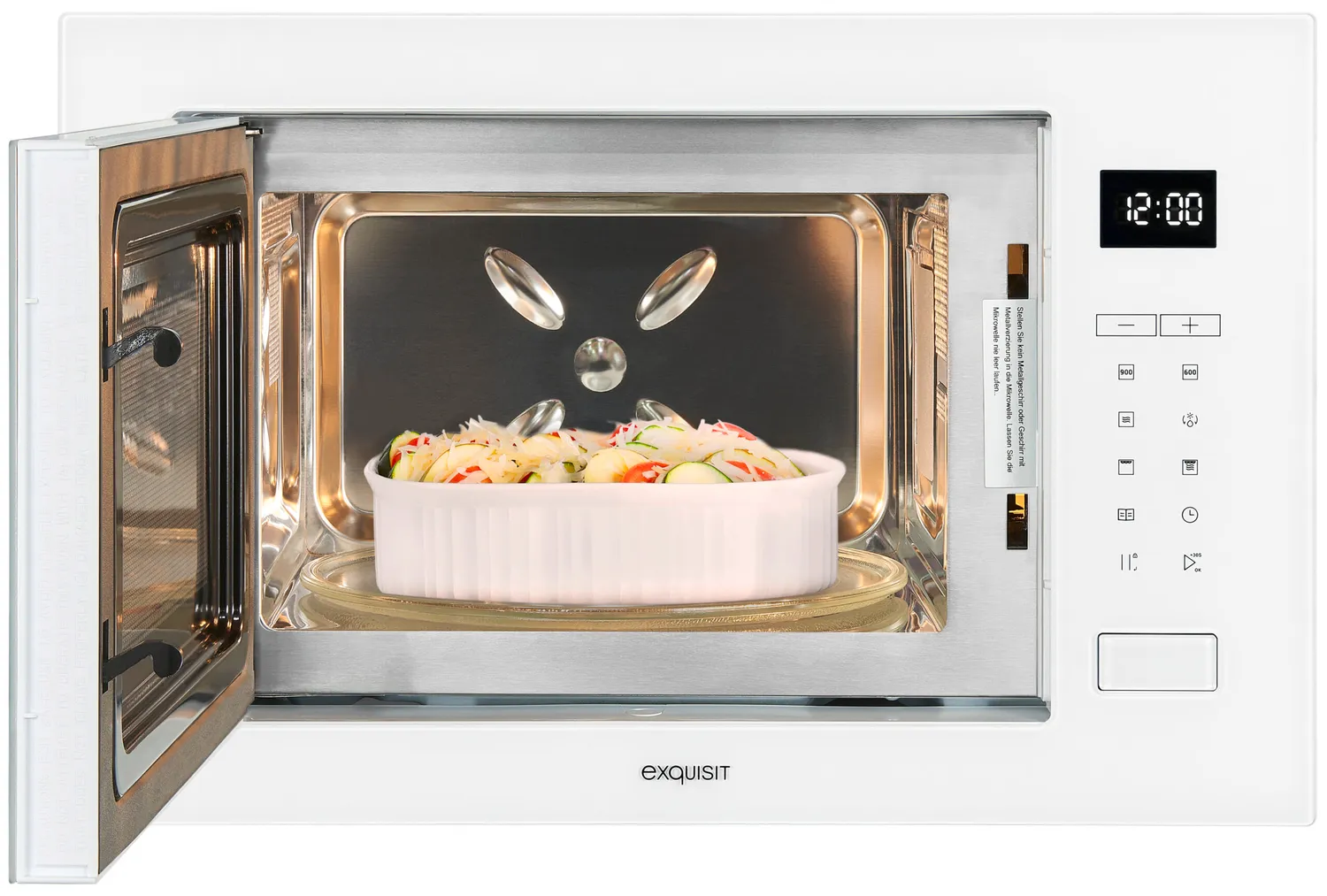 EXQUISIT EMW25-G-020 micro-ondes encastrable blanc