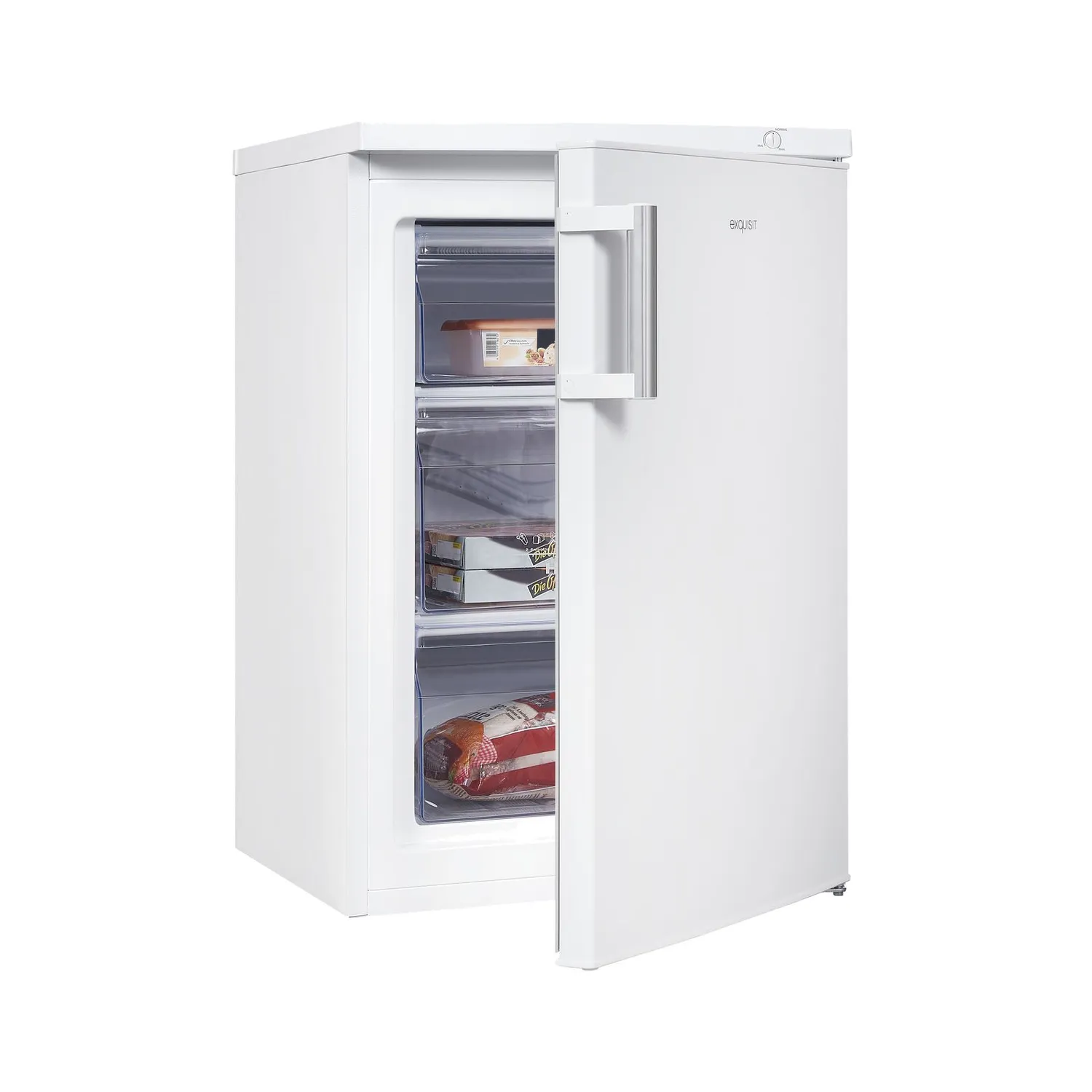 EXQUISIT GS581-H-010D congélateur armoire blanc