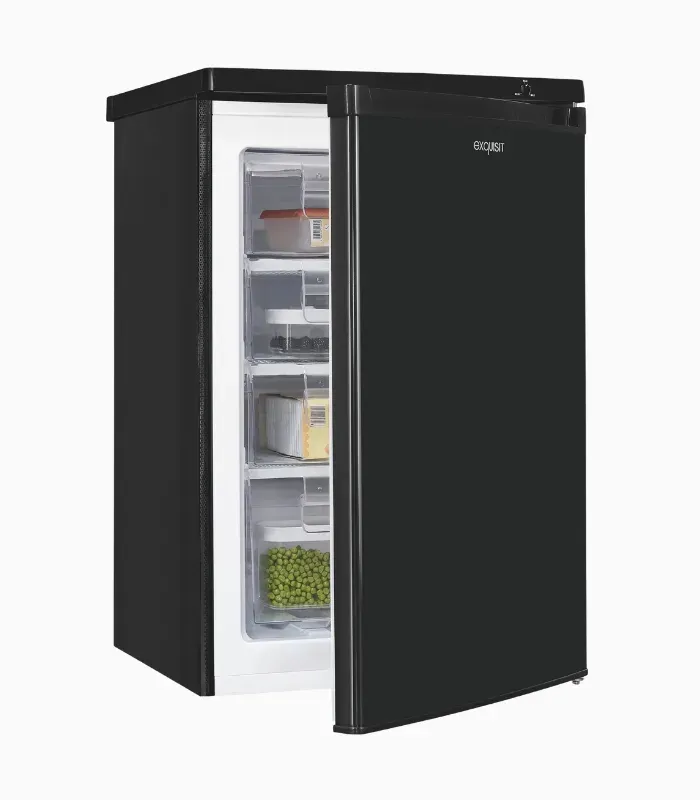 EXQUISIT GS512-040E congélateur noir