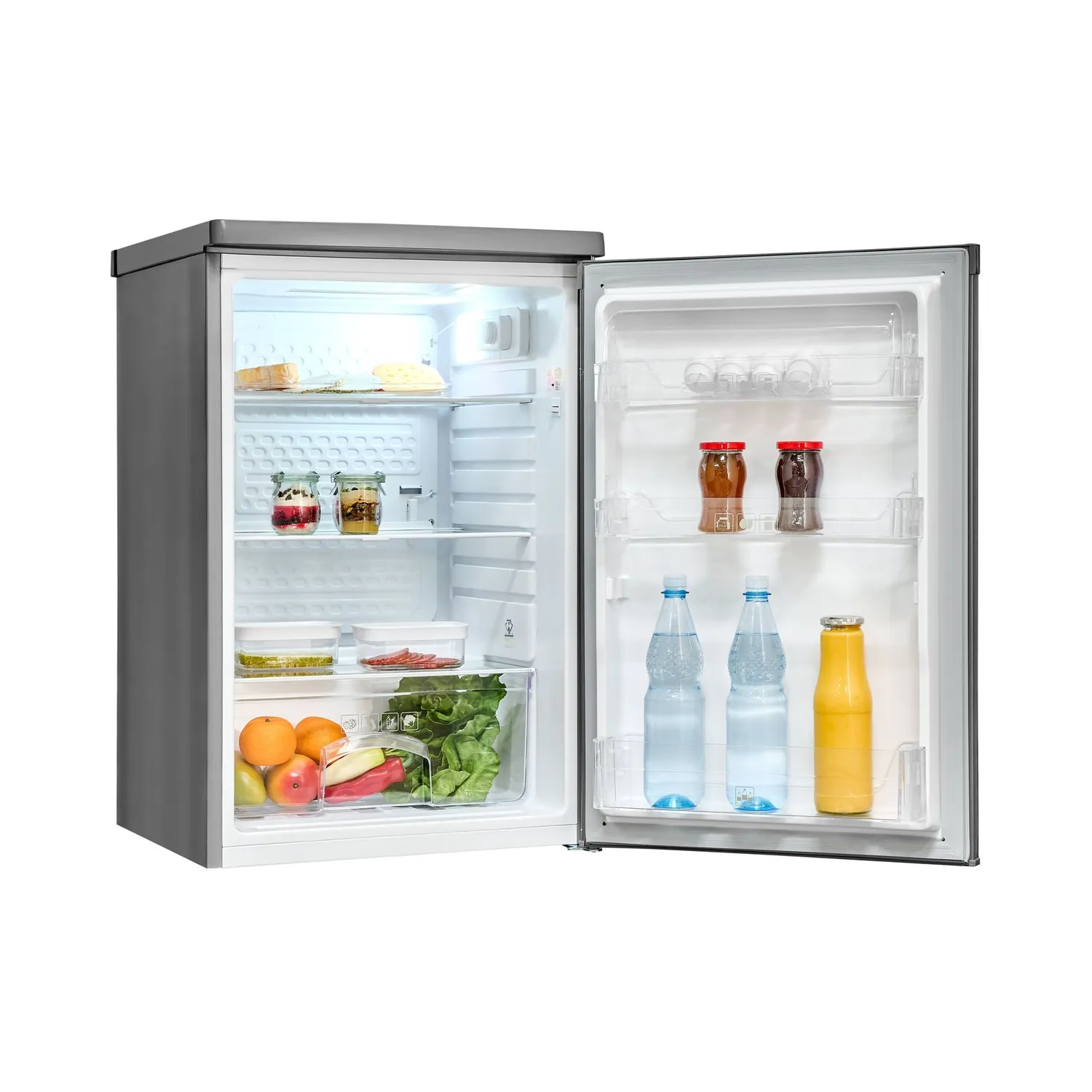 Exquisit KS516-V-040C réfrigérateur inoxlook