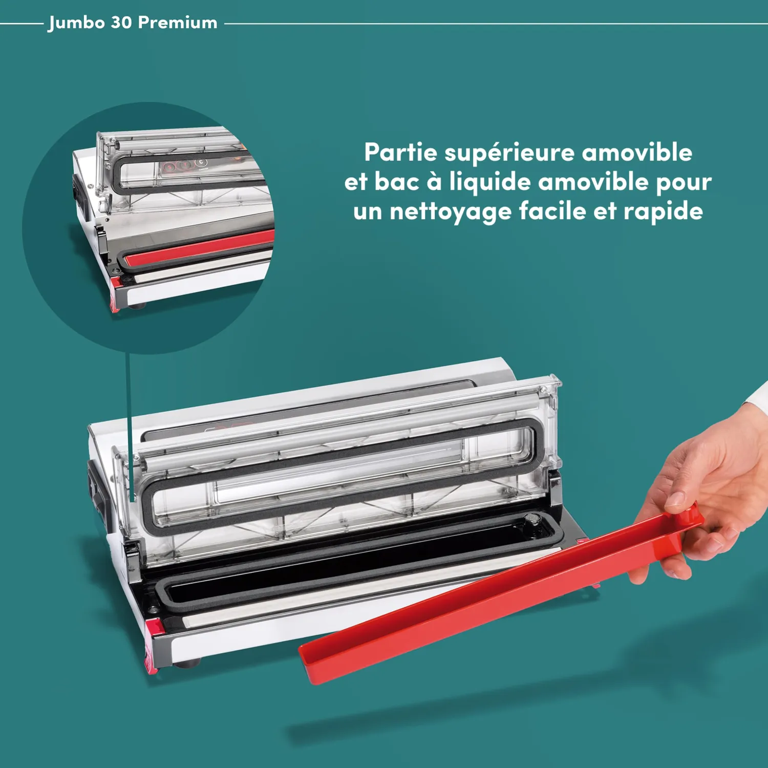 MAGIC VAC Jumbo 30 Premium machine sous vide 30 cm inox