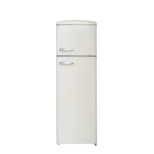 FRIGELUX RFDP246RCD réfrigérateur 2 portes crème 246 L rétro