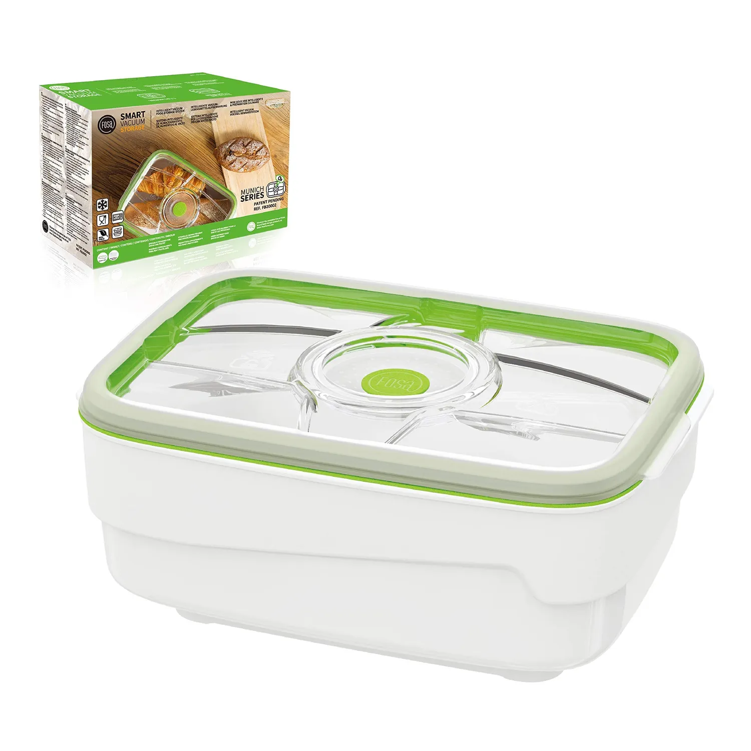 FOSA Série Munich boîte sous vide rectangulaire 4 L