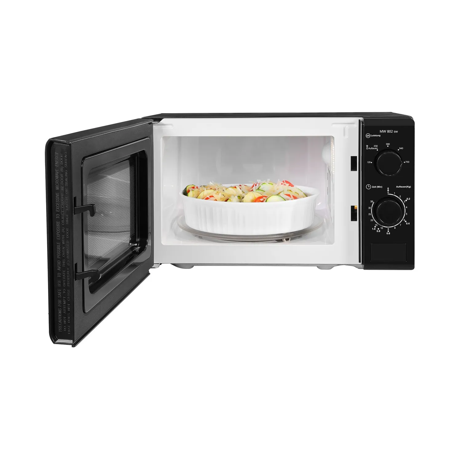 EXQUISIT MW 802 micro-ondes pose libre noir