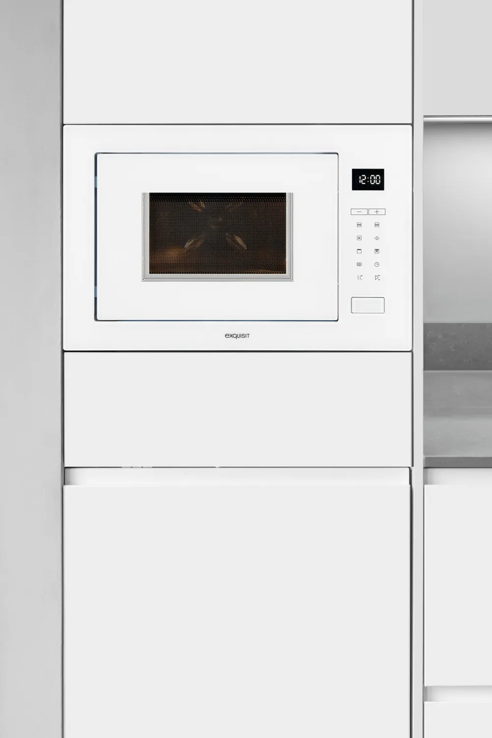 EXQUISIT EMW25-G-020 micro-ondes encastrable blanc