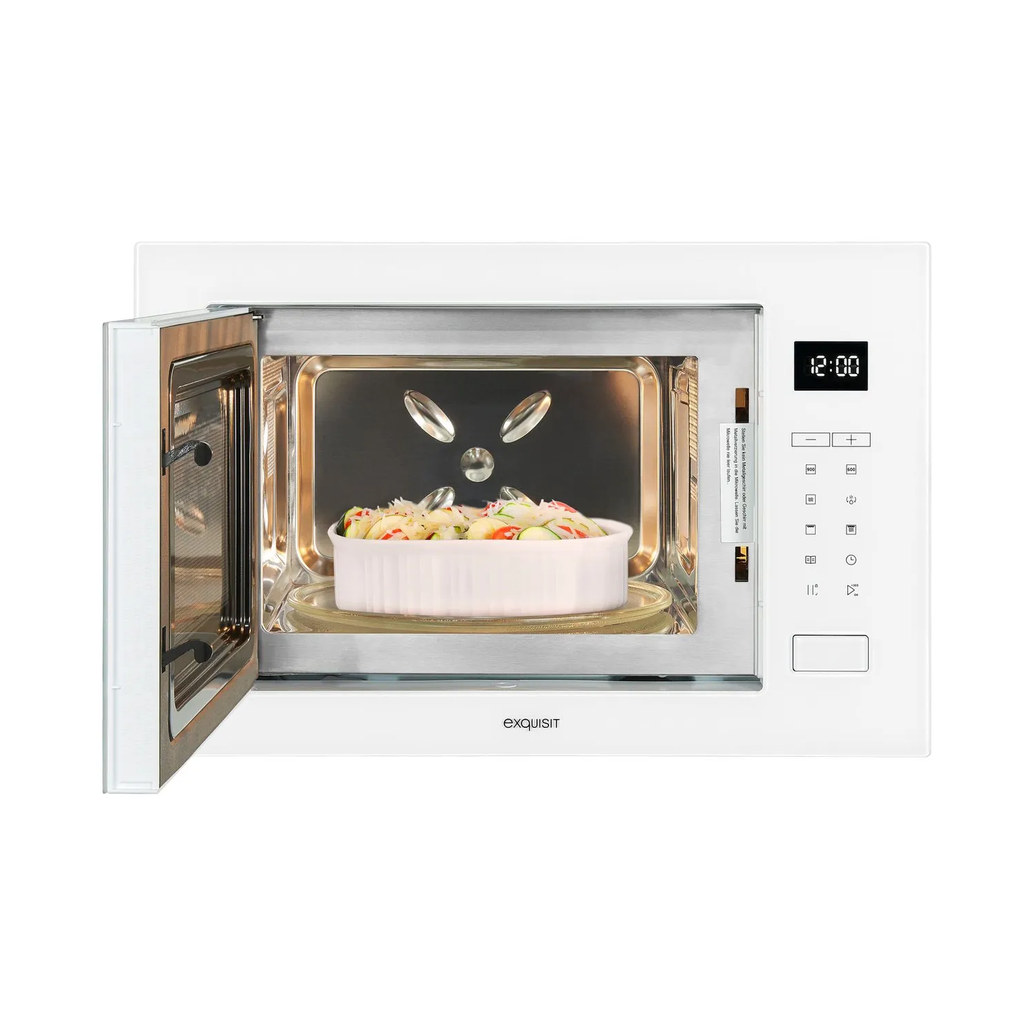 EXQUISIT EMW525-G-021 micro-ondes encastrable blanc