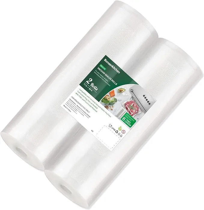 Bonsenkitchen VB3206 rouleaux sous vide 20 cm x 6 m lot de 2