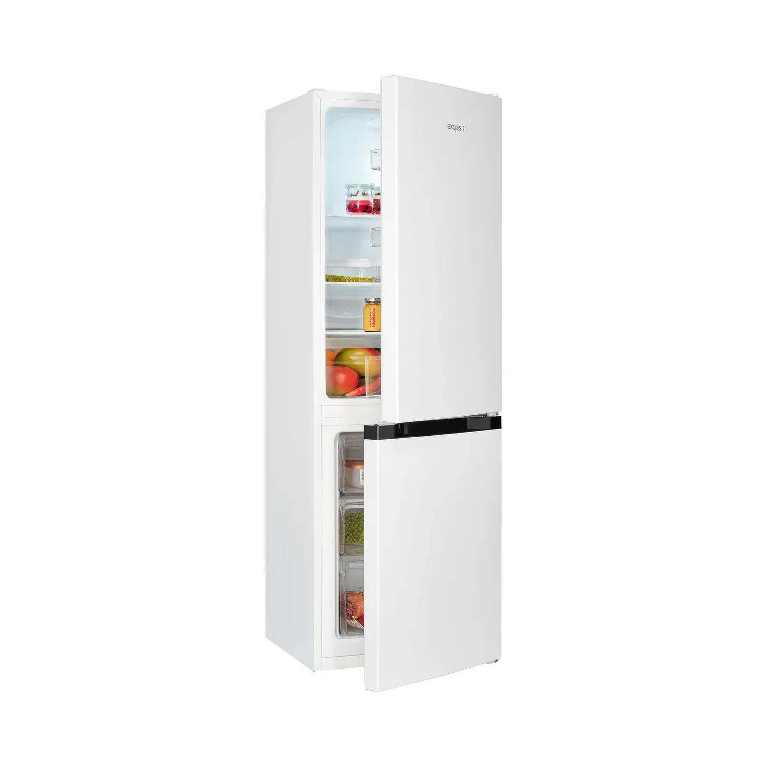 EXQUISIT KGC5231-60-E-050C réfrigérateur combiné blanc