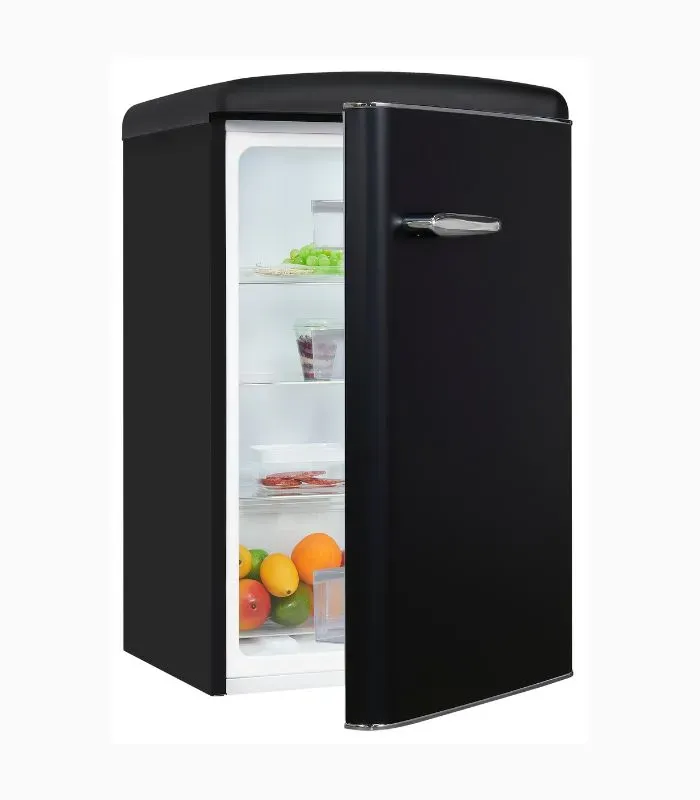 EXQUISIT RKS120-V-H-160E réfrigérateur rétro noir