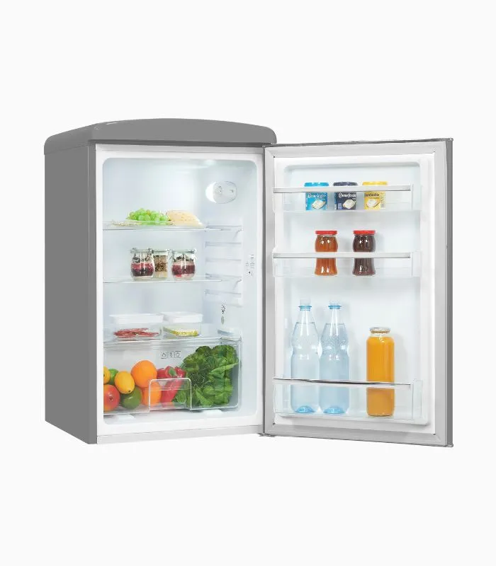 EXQUISIT RKS120-V-H-160E réfrigérateur rétro gris