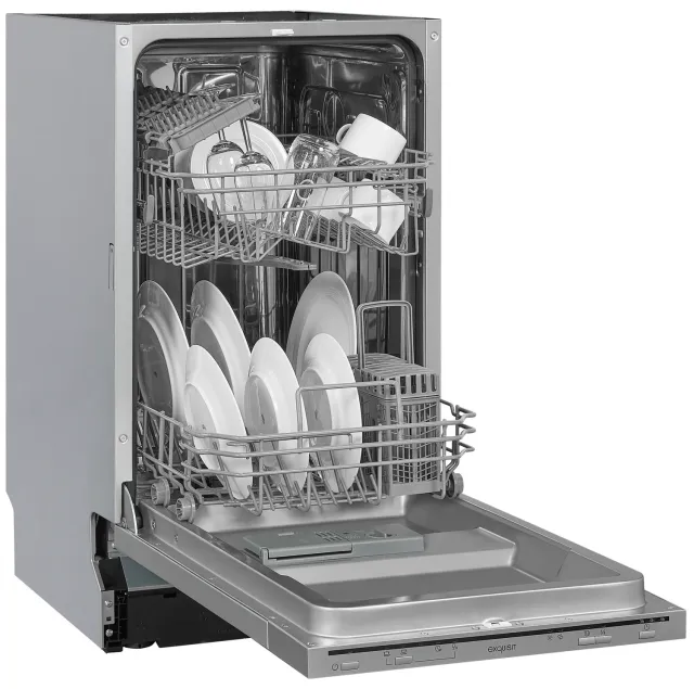 EXQUISIT EGSP1009-E-030E lave-vaisselle encastrable argent