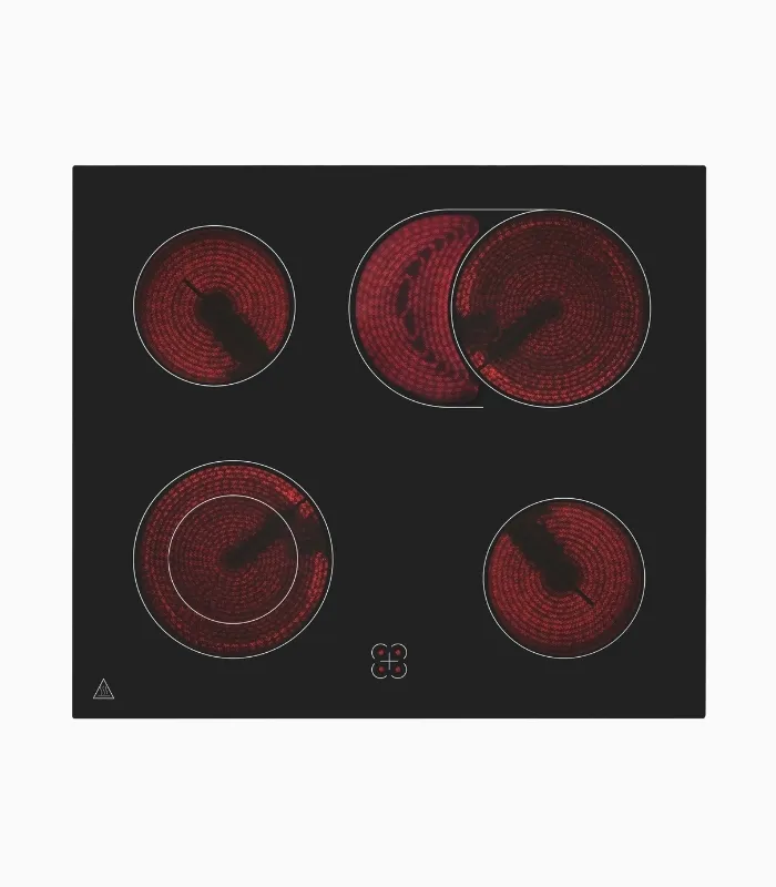 EXQUISIT EHE5258-UBZ-020 ensemble cuisinière encastrable noir