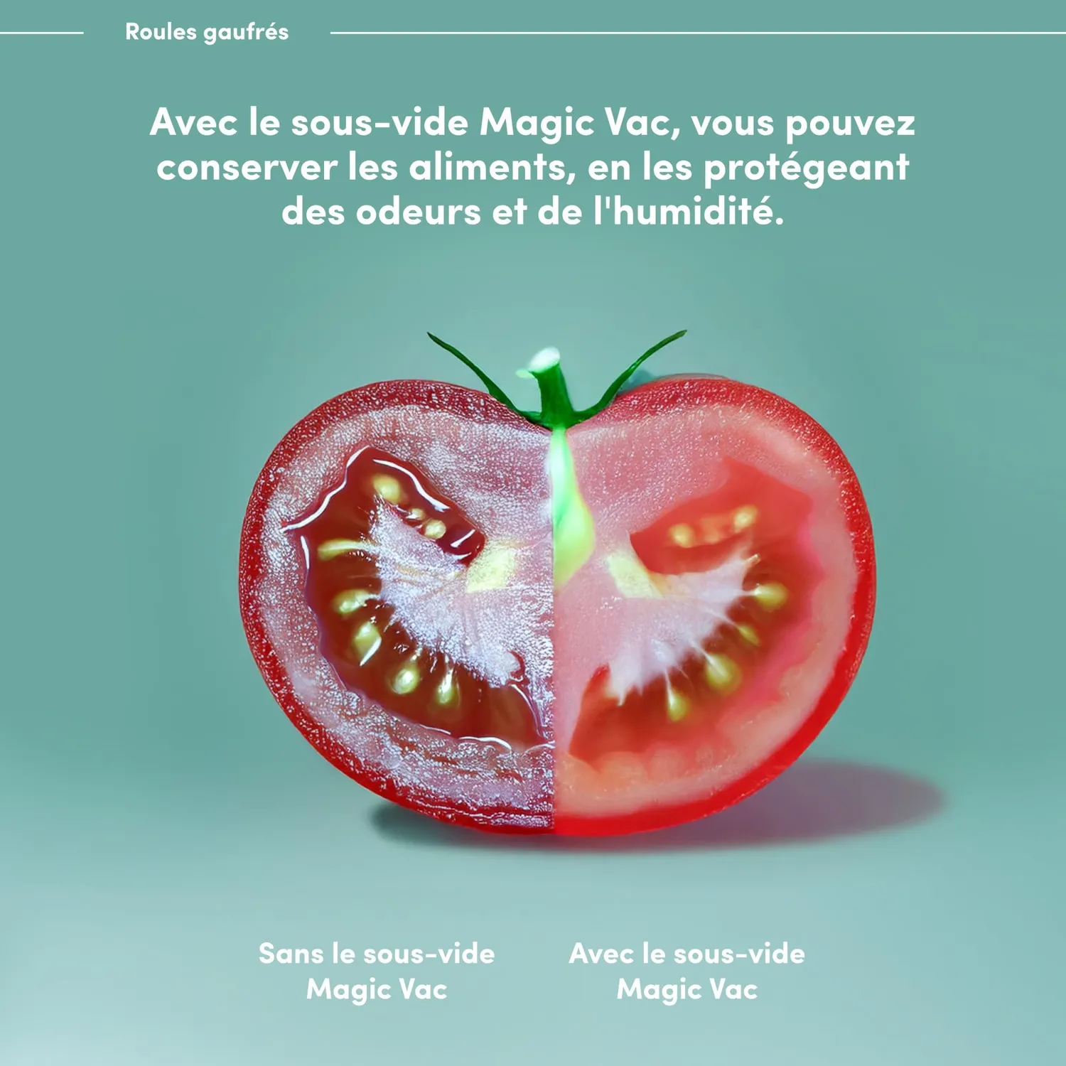 Magic Vac sacs sous vide 30 × 40 cm, lot de 50, sans BPA