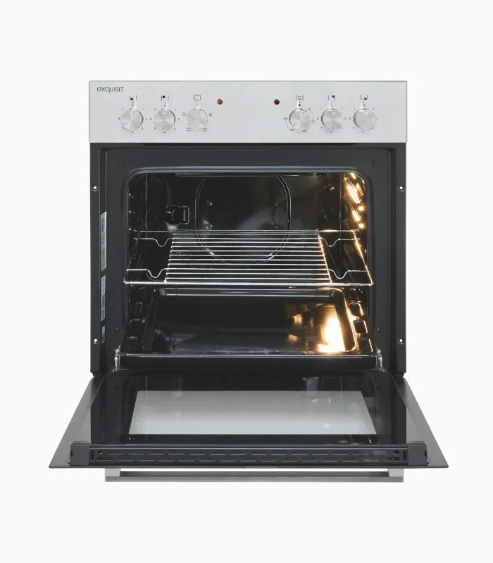 EXQUISIT EHE145-010inox ensemble four encastrable inox