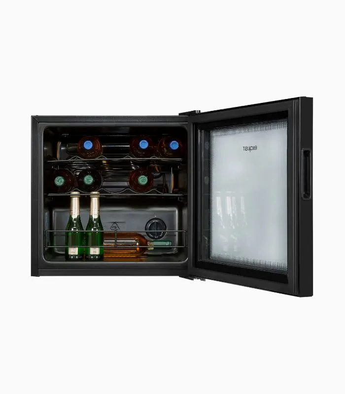 EXQUISIT WS1-12-GT-030G réfrigérateur à boissons noir