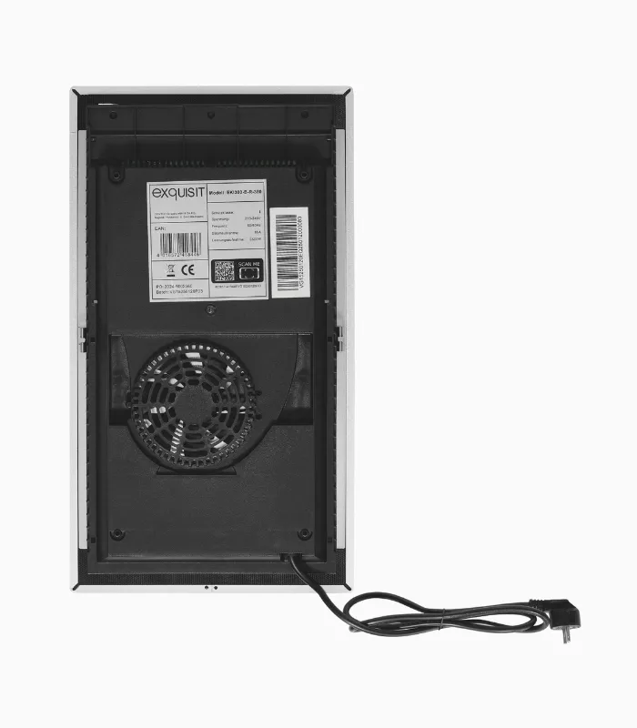 EXQUISIT EKI300-B-R-380 plaque de cuisson noire