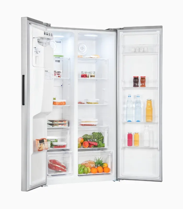 EXQUISIT SBS520-CF-040E réfrigérateur américain inox