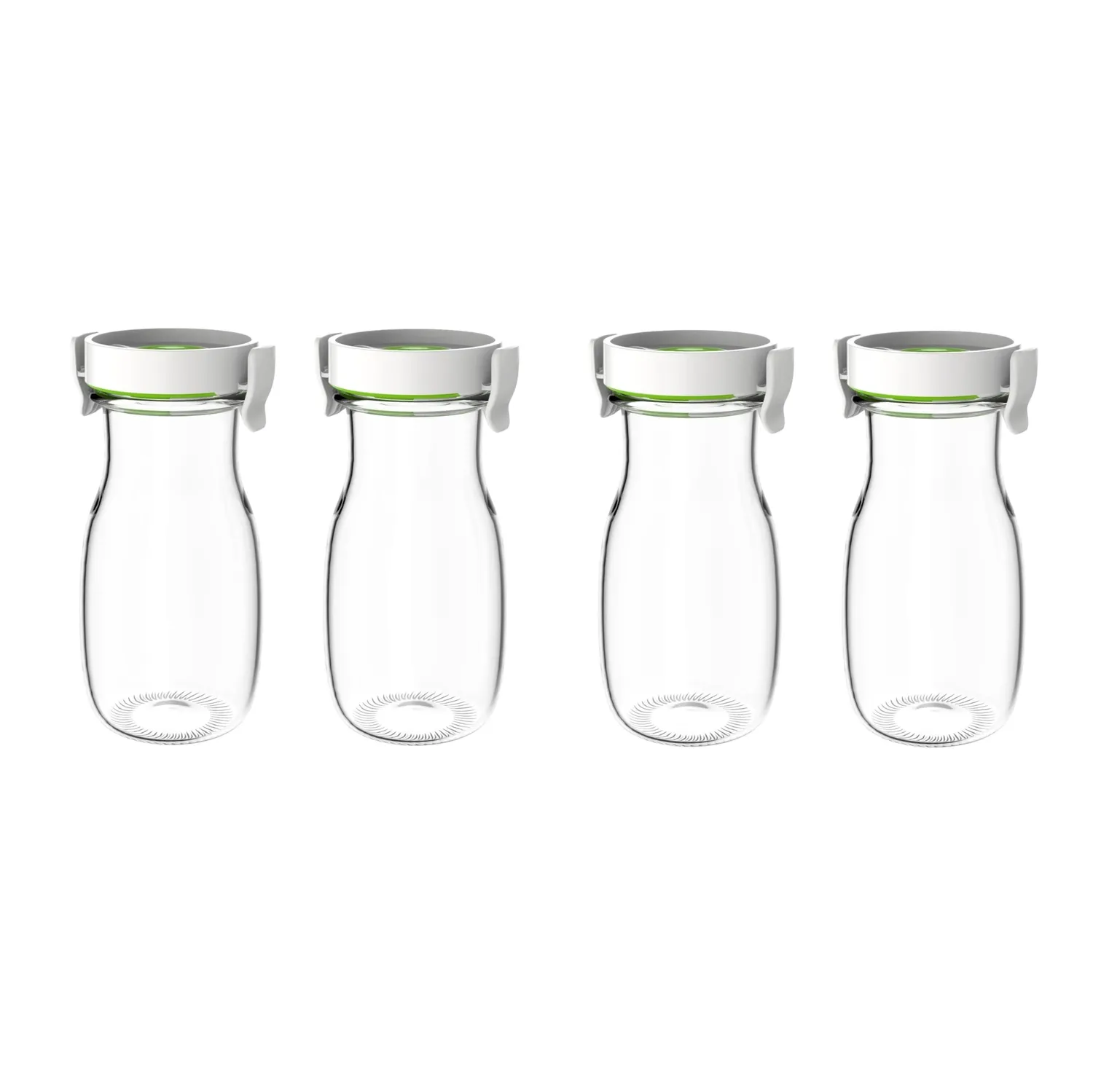 FOSA O2Go carafes sous vide en verre 500 ml et 350 ml, lot de 3