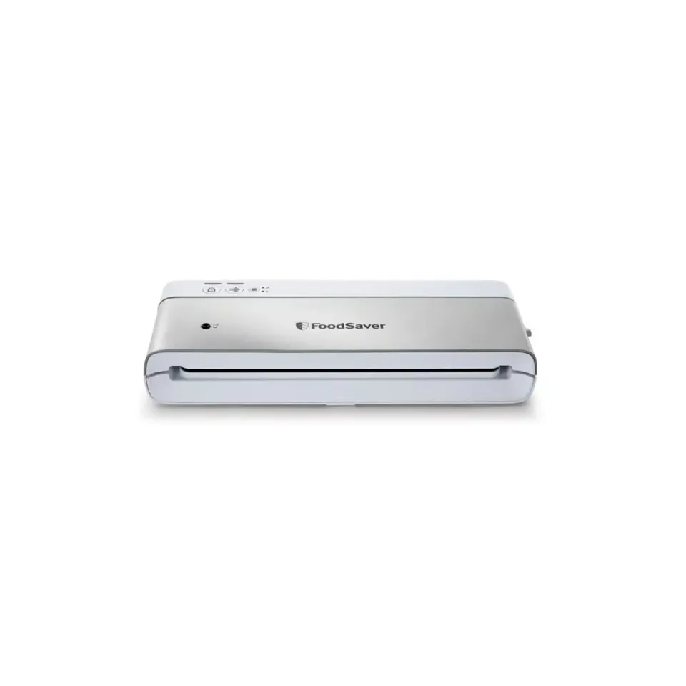 FoodSaver VS0100X machine sous vide compacte argent blanc avec accessoire portatif
