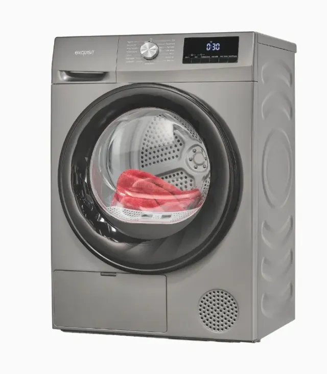 EXQUISIT TWP703-010D sèche-linge gris titane