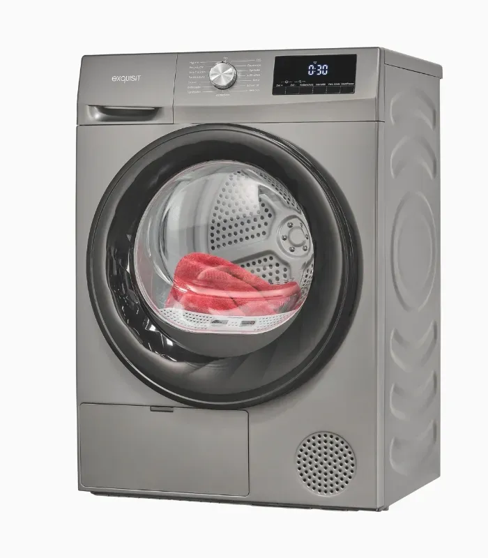 EXQUISIT TWP703-010D sèche-linge gris titane