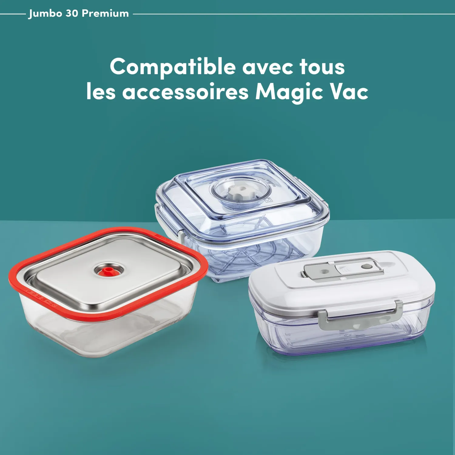 MAGIC VAC Jumbo 30 Premium machine sous vide 30 cm inox