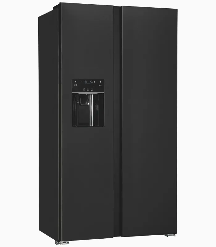 EXQUISIT SBS5520-CF-040E réfrigérateur américain aspect inox