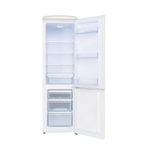 FRIGELUX CB255RCD réfrigérateur combiné rétro 244 L crème