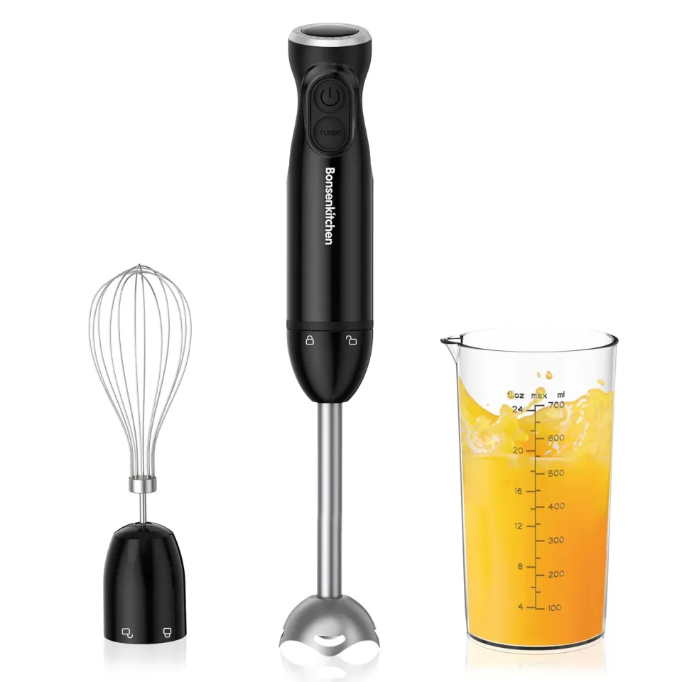 Bonsenkitchen Turbo 12 Speed HB3202 mixeur plongeant 3-en-1