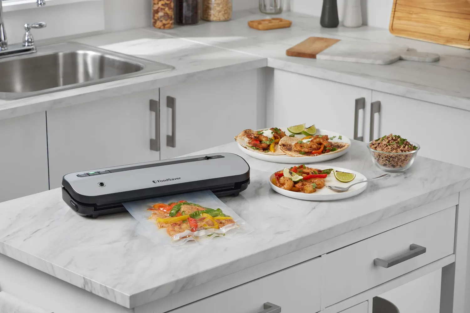 FoodSaver VS1290X machine sous vide compacte avec accessoires