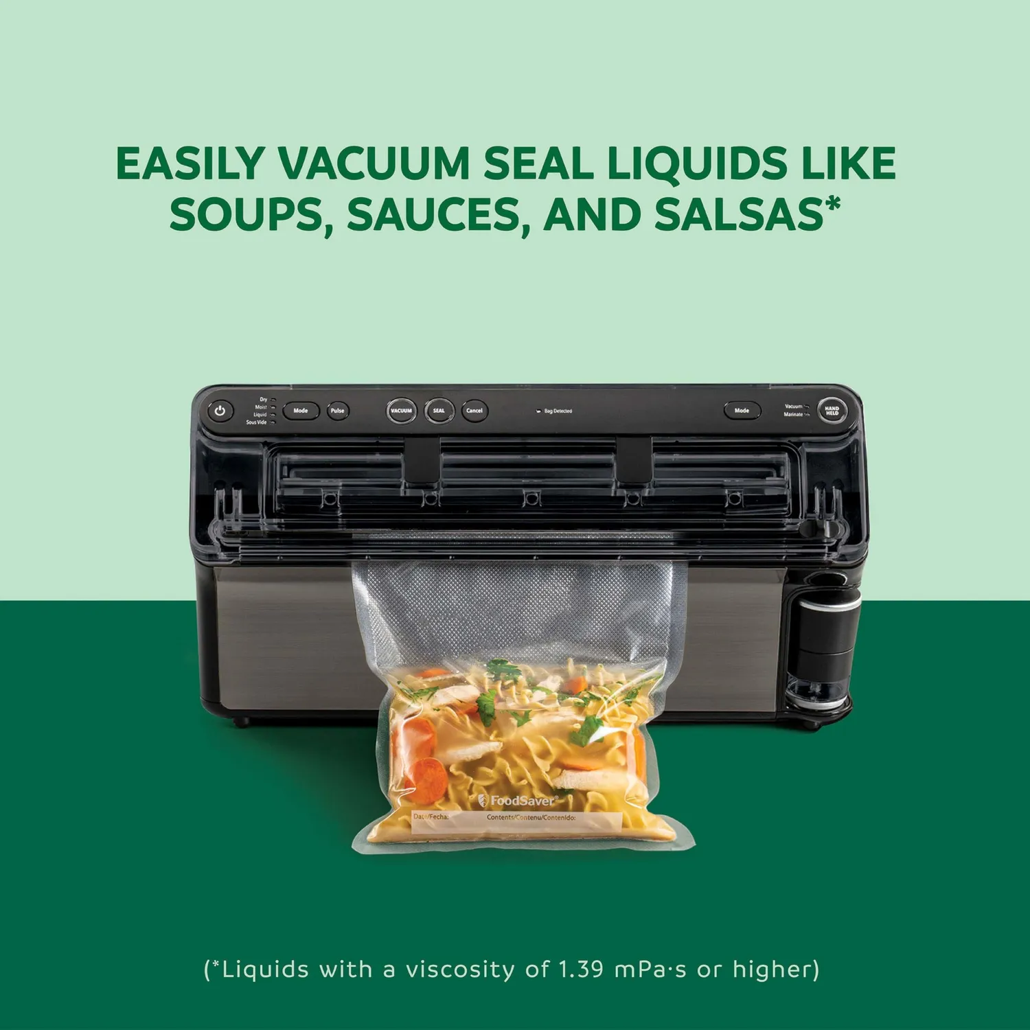 FoodSaver Elite All-in-One Liquid+ machine sous vide avec accessoires