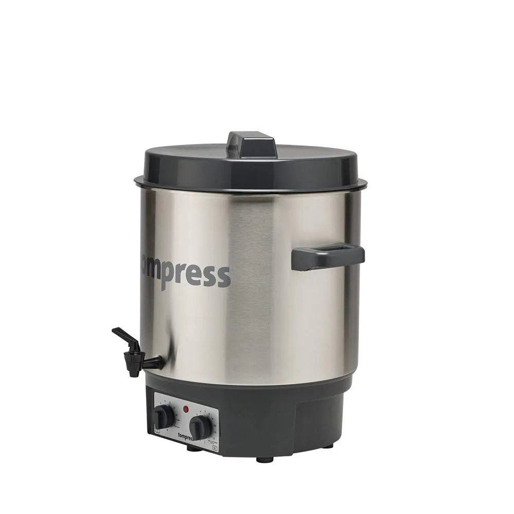 Tom Press stérilisateur électrique à bocaux inox 27 L avec robinet
