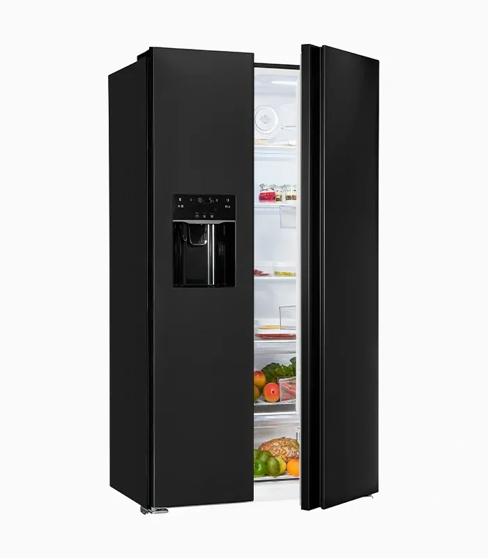 EXQUISIT SBS520-CF-040E réfrigérateur américain inoxlook